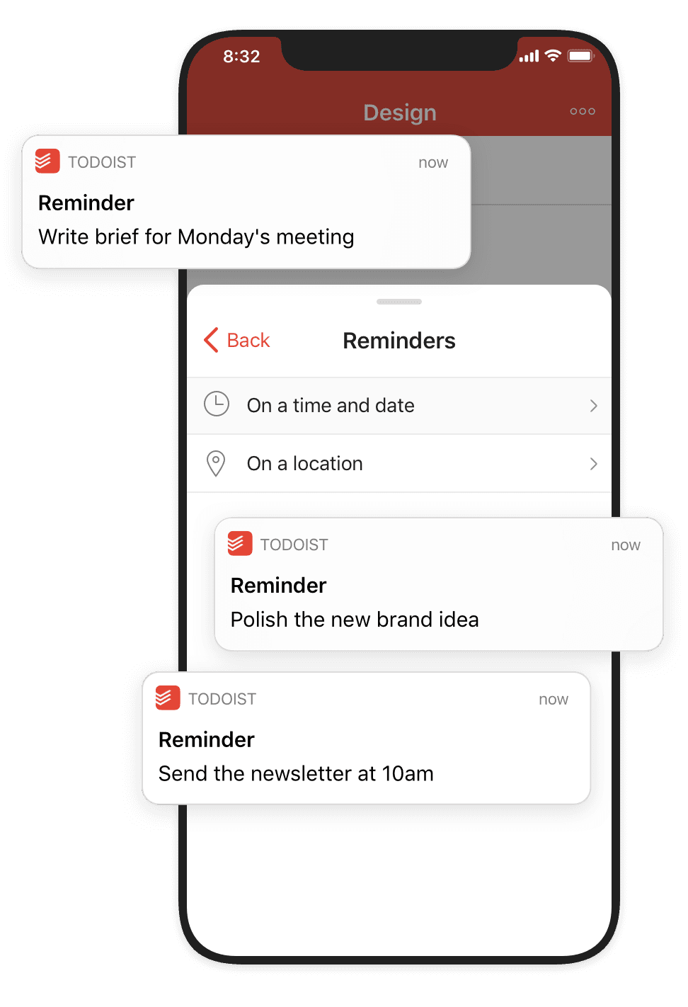 Get task reminders