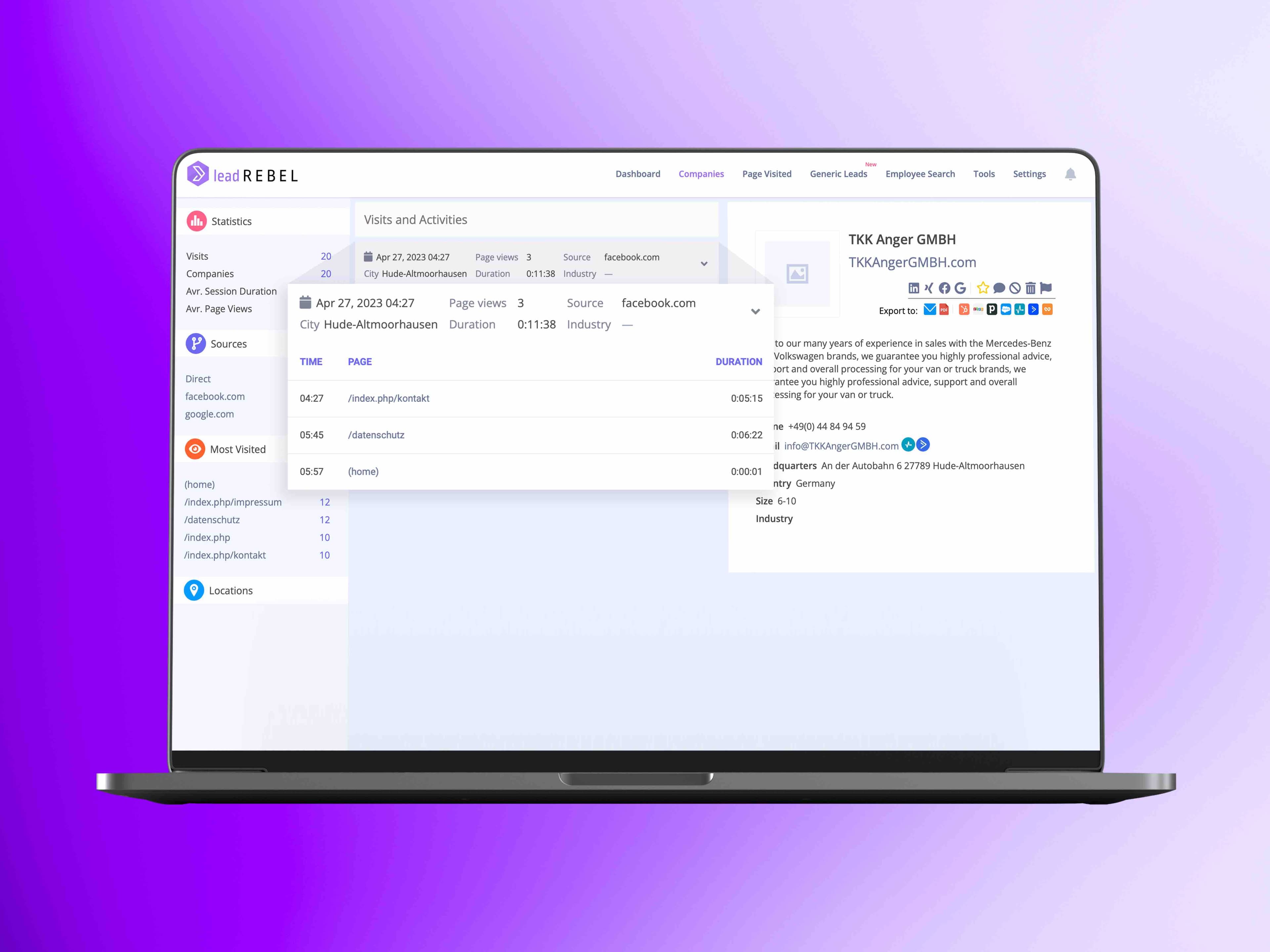 Screenshot 5 of LeadRebel