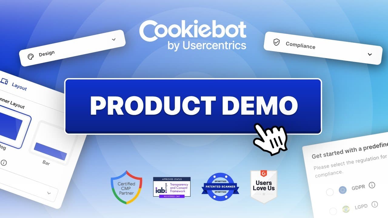 Video 1 of Cookiebot by Usercentrics