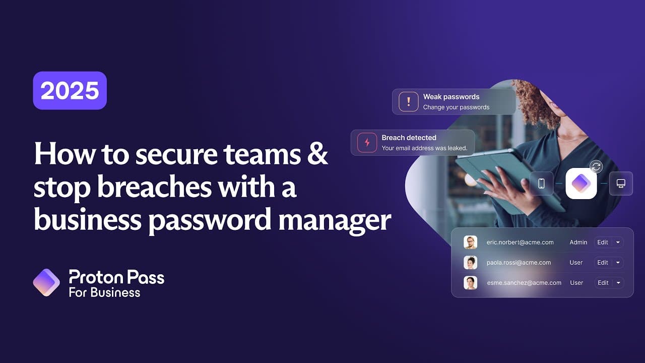 How to secure teams & stop breaches with a business password manager